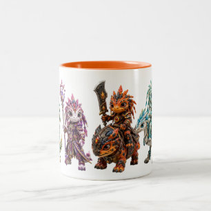 Sigilkin Grand Legion - Warriors & Beast Riders Two-Tone Coffee Mug