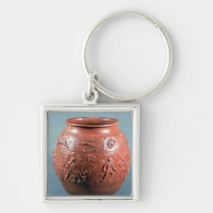Sigillated pot, from Lezoux, Puy-de-Dome Key Ring