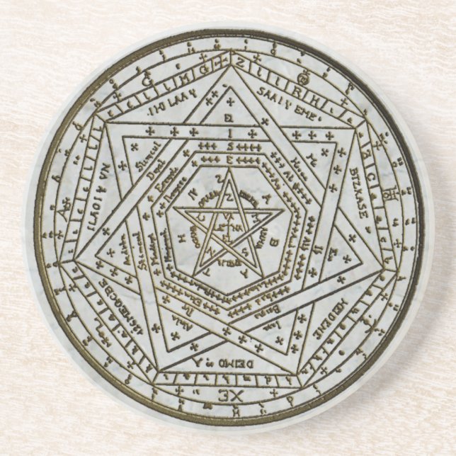 sigillum dei aemeth coaster (Front)