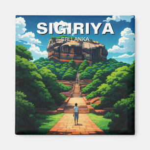 Sigiriya Rock Fortress Sri Lanka Magnet