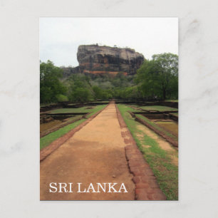 sigiriya rock postcard