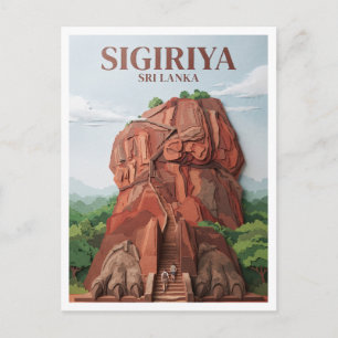 Sigiriya Sri Lanka Keepsake Postcard