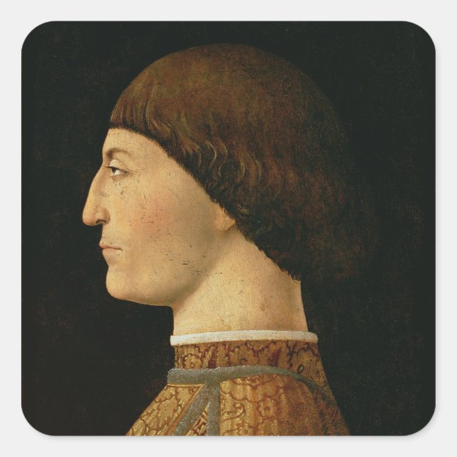 Sigismondo Malatesta Square Sticker (Front)