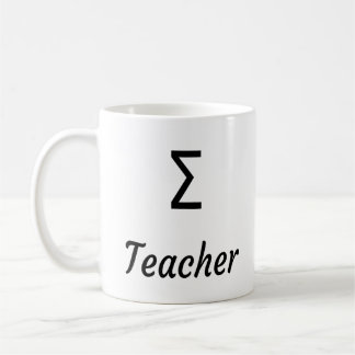 Sigma (Σ) Teacher - Greek teacher Coffee Mug