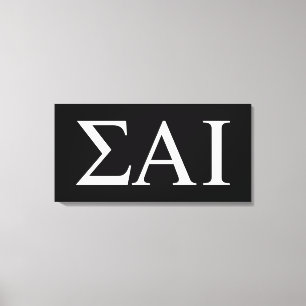 Sigma Alpha Iota Greek Letters Canvas Print