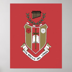 Sigma Alpha Iota Music Fraternity Crest Poster