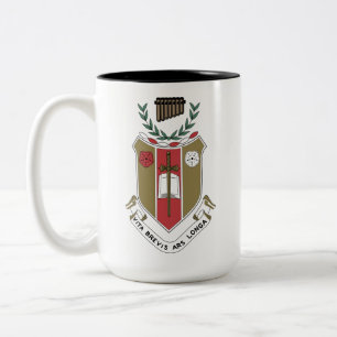 Sigma Alpha Iota Music Fraternity Crest Two-Tone Coffee Mug