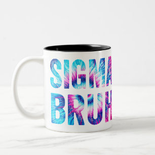 Sigma bruh Brave Family bruh Tie dye Mug