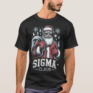 Sigma Claus Cool Santa Christmas Rizz Rizzler  T-Shirt