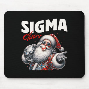 Sigma Claus Cool Santa Funny Christmas Xmas Meme B Mouse Pad