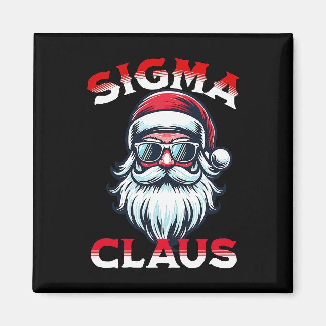 Sigma Claus Funny Christmas  Magnet (Front)
