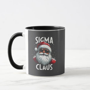Sigma Claus Funny Gen Alpha Middle School Christma Mug
