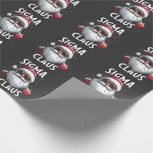 Sigma Claus Funny Gen Alpha Middle School Christma Wrapping Paper