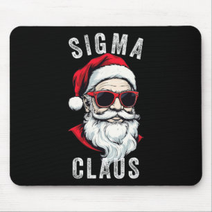 Sigma Claus Santa Funny Christmas Rizz Male The Ri Mouse Pad