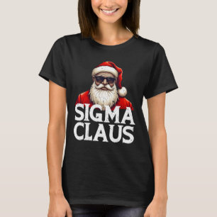Sigma Claus Santa Funny Christmas Rizz The Rizzler T-Shirt
