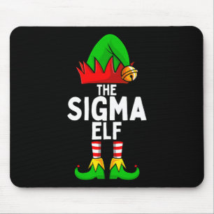 Sigma Elf Matching Family Christmas Funny Silly Te Mouse Pad
