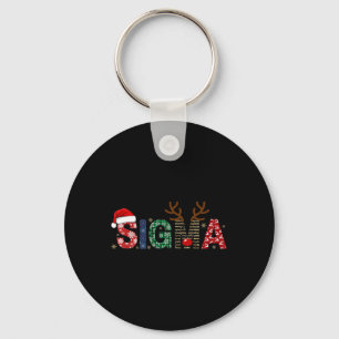 Sigma Festive Christmas Funny Christmas Holiday Hu Key Ring