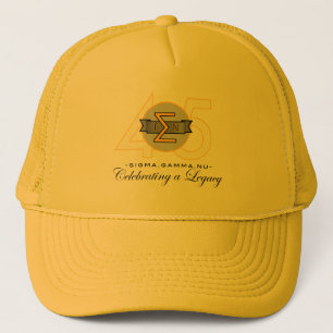Sigma Gamma Nu 45th Anniversary Gold Hat