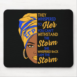 Sigma Gamma Rho Sorority Black History Month Women Mouse Pad