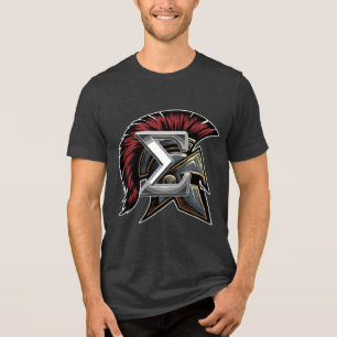 SIGMA Helmet 2 Men's Basic T-Shirt Tri-Blend Shirt