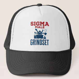 Sigma Male Grindset Hustle Coworker Culture Trucker Hat