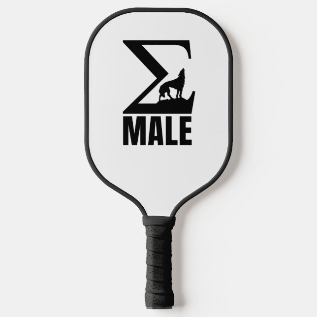 Sigma Male lone wolf Pickleball Paddle (Front)