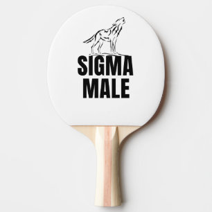 Sigma Male Lone Wolf Ping Pong Paddle