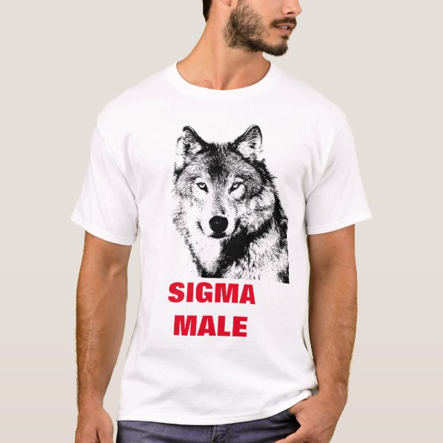 Sigma Male Lone Wolf T-Shirt (Front)