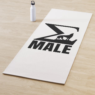 Sigma Male lone wolf Yoga Mat