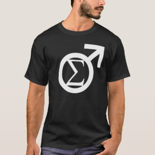 Sigma Male Loner Greek Letter Symbol Creative Kind T-Shirt