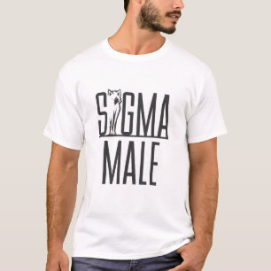 Sigma Male Wolf Lone Loner Meme T-Shirt