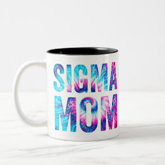 Sigma mum Brave Family mum Tie dye Mug