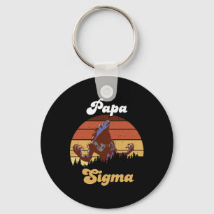 Sigma Papa Wolf Match Tribe Wolves Camping Pack Fa Key Ring