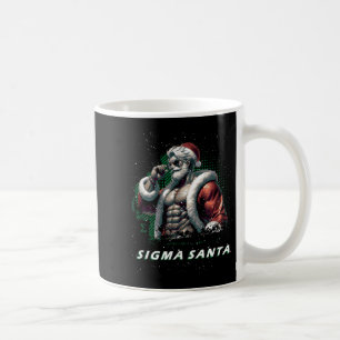 Sigma Santa Bruh Santa Claus Rizz Merry Christmas Coffee Mug