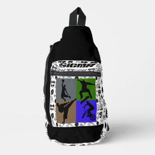 "SIGMA" Sports Silhouettes Sling Bag