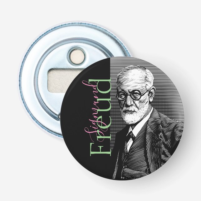 Sigmund Freud Bottle Opener (Front)