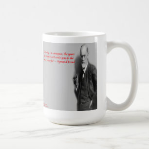 Sigmund Freud Famous "Struggle" Quote Coffee Mug