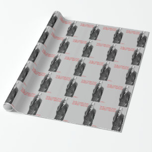 Sigmund Freud Famous "Struggle" Quote Wrapping Paper