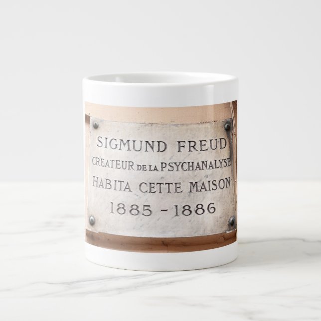 Sigmund Freud Paris Placque Mug (Front)