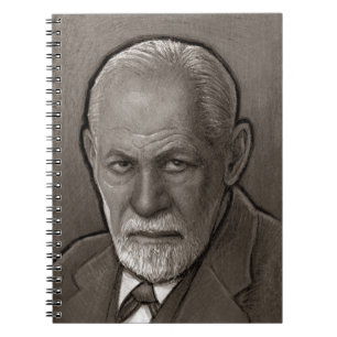 Sigmund Freud Portrait Notebook (80 Pages B&W)