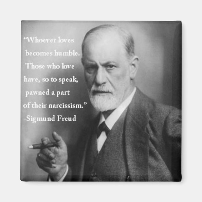 Sigmund Freud Quote Magnet 4 (Front)