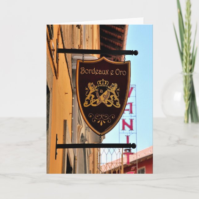 Sign 13 Greeting Card (Front)