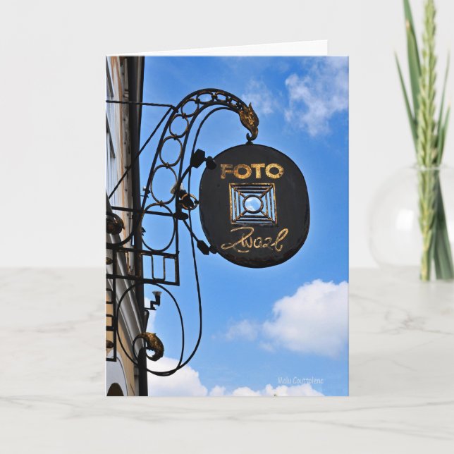 Sign 16 Greeting Card (Front)