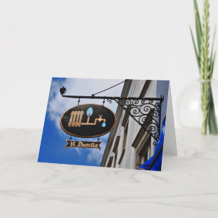 Sign 3 Greeting Card