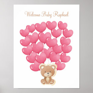 Sign a Balloon, Guest Book Poster, Guestbook