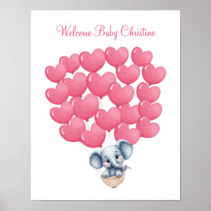 Sign a Balloon, Guest Book Poster, Guestbook