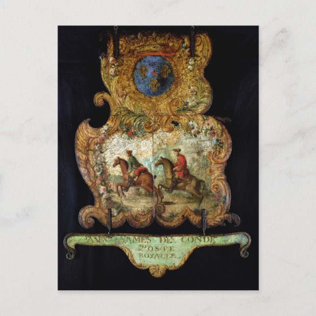 Sign for the Royal Mail of Chantilly Postcard (Front)