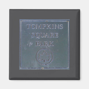 Sign From Tompkins Square Park New York City  Magnet
