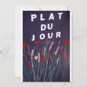 Sign in French for food