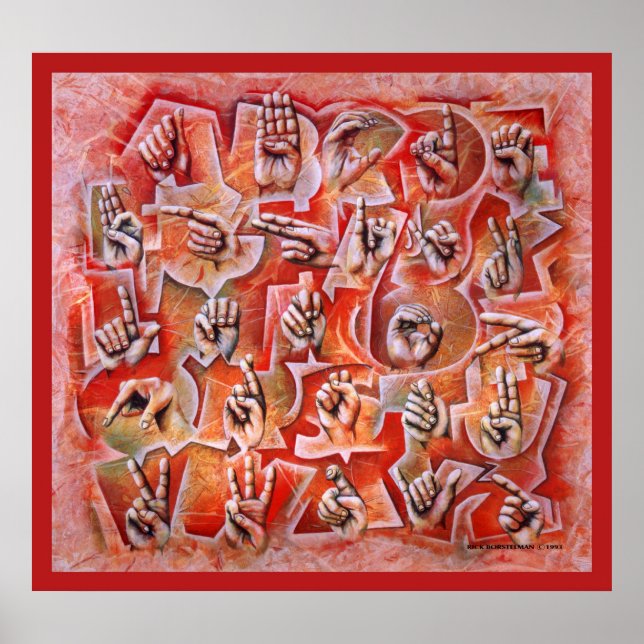 Sign Language Alphabet 2 (Front)